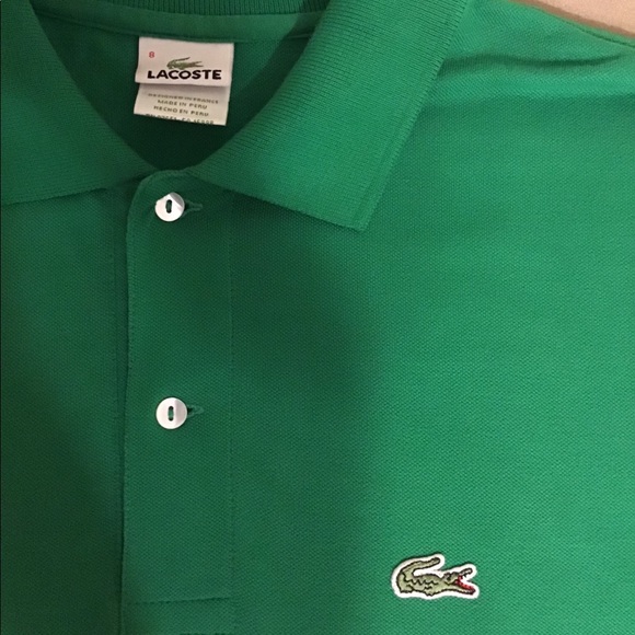 Lacoste Other - OG Mens Lacoste Polo Green Sz 8